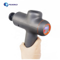 2021 new deep tissue muscle massage gun rechargeable brushless body massage gun with Silica Gel handle